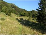 Bohinjsko sedlo - Planina Za Črno goro